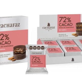 Alfajor Cachafaz 72% Cacao 64 GR