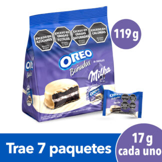 Galletas Oreo Bañada en Chocolate Blanco X119grs