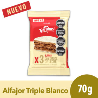 Alfajor Terrabusi Triple Blanco 70 GR