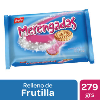 Galletas Merengadas Rellenas Frutilla 279 Grs