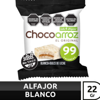 Alfajor Chocoarroz Blanco 22 GR
