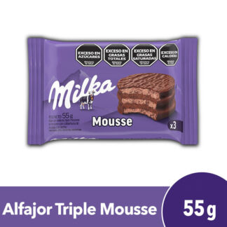 Alfajor Milka Mousse Triple 55 GR