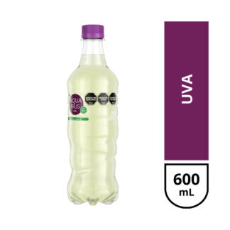 Agua Saborizada Aquarius Uva 600 Ml.