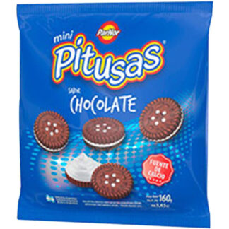 Galletas Mini Pitusas Rellenas Chocolate 160 GR