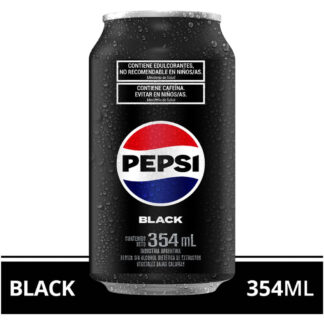 Gaseosa Pepsi Black Lata 354ml