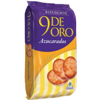 Galletitas 9 de Oro Bizcochos Azucaradas 210grs
