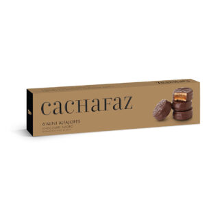 Alfajor Mini Cachafaz Choco Negro Caja 6un 162 GR