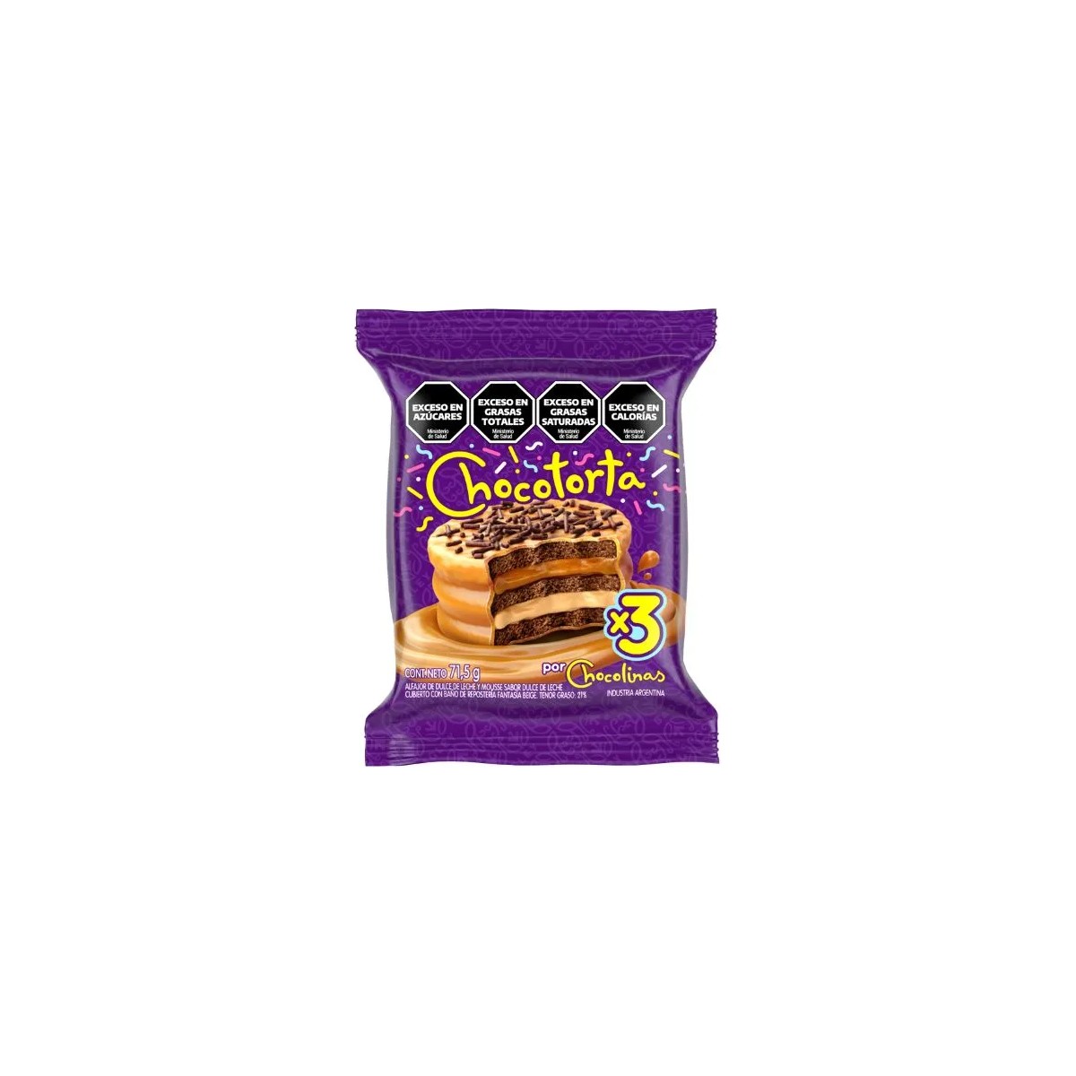 Alfajor Chocotorta Triple (71,5g)