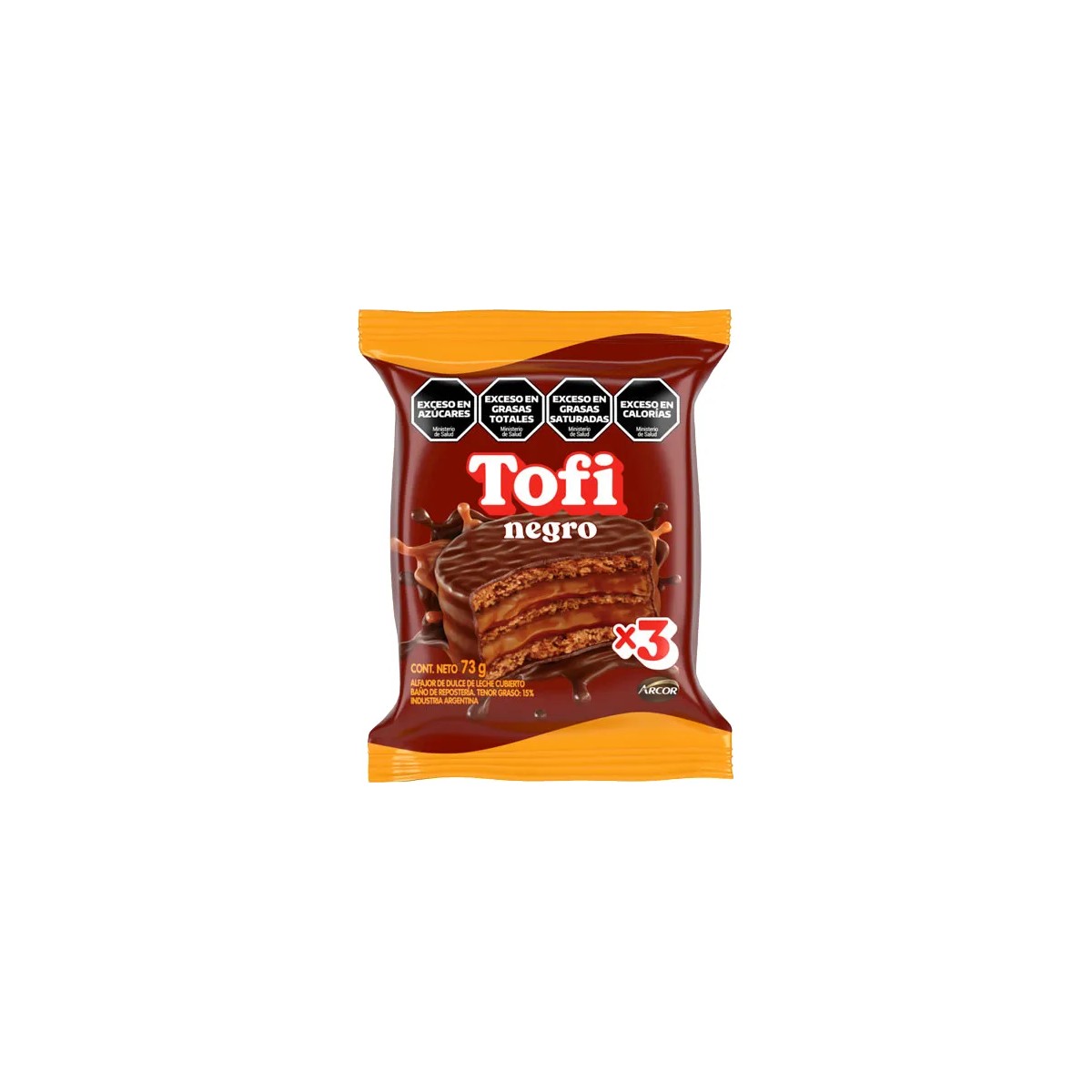 Alfajor Tofi Negro Triple (73g)