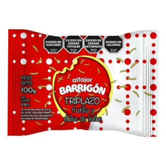 Alfajor Bbarrigon Frutila y Ddl 100 GR