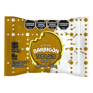 Alfajor Barrigon Mani 100 GR