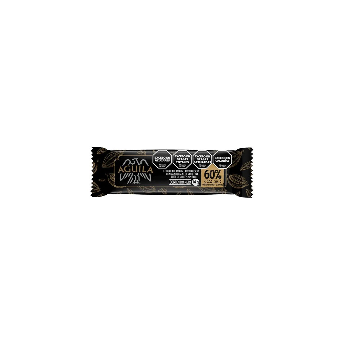 Barrita de Chocolate Aguila 60% Cacao (14g)