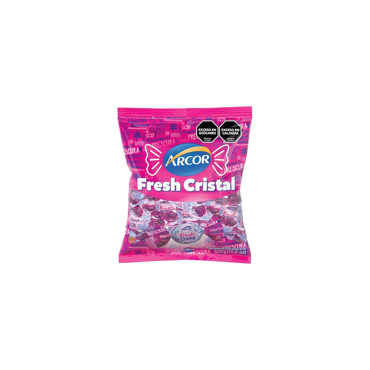 Caramelos Arcor Fresh Cristal (405g)