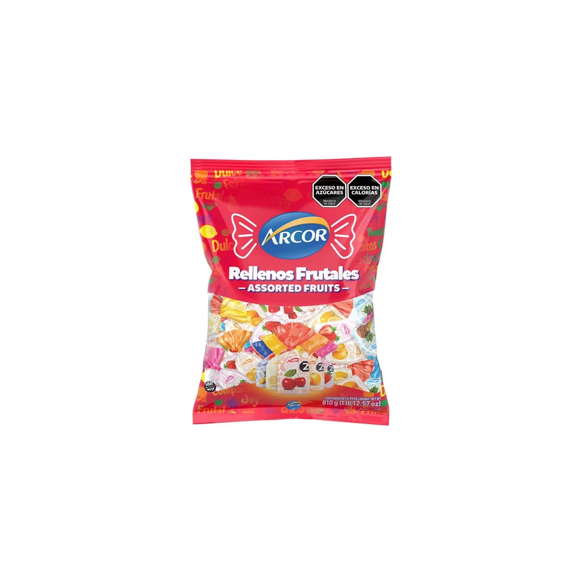 Caramelos Arcor Rellenos Frutales (810g)