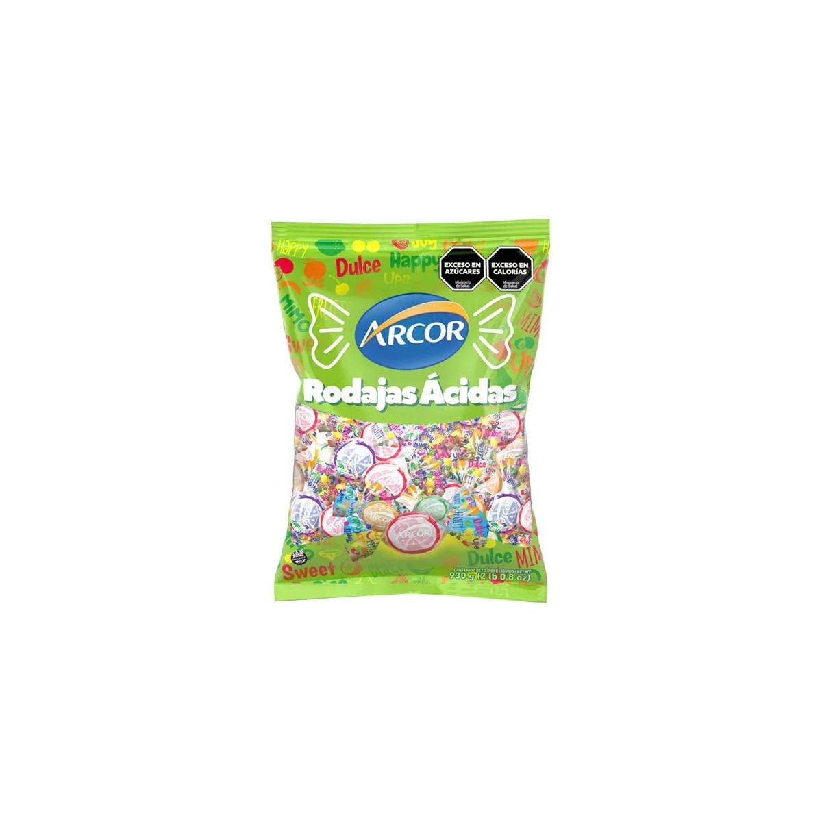 Caramelos Arcor Rodajas Ácidas (930g)