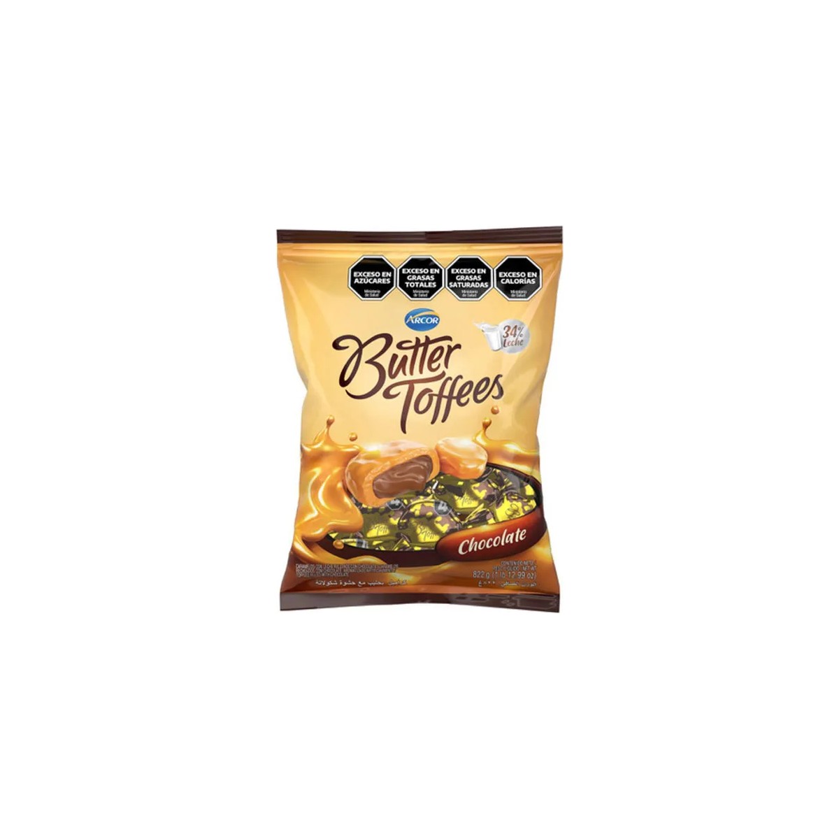 Caramelos Butter Toffees Chocolate (822g)