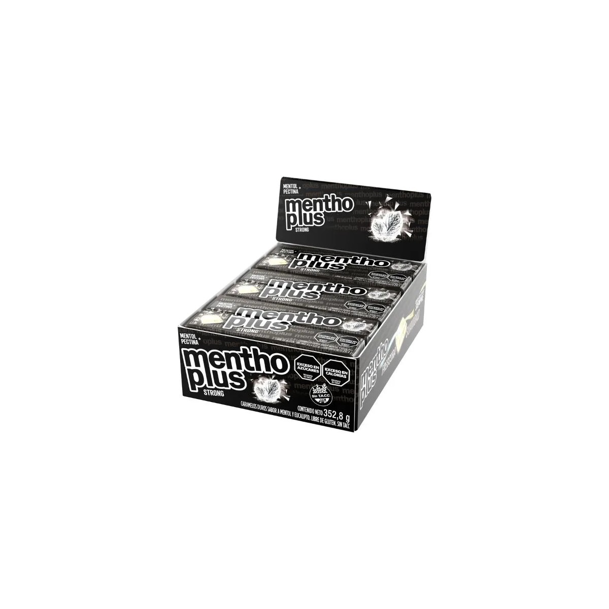 Caramelos Menthoplus Strong sabor Mentol y Eucalipto (29,4g)