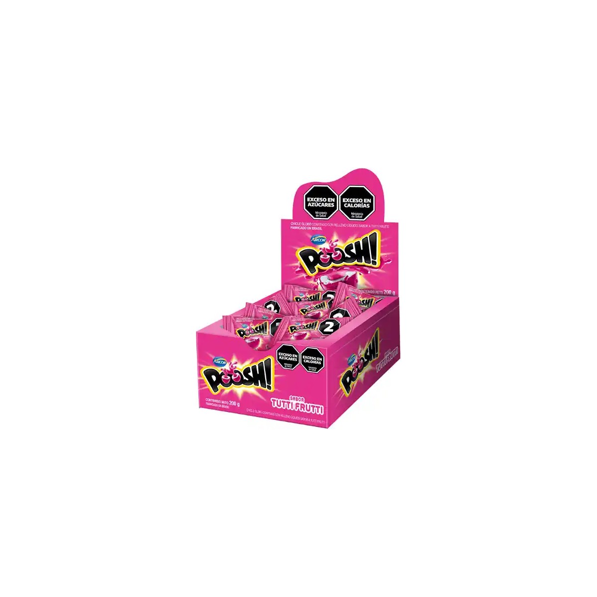 Chicle Poosh Tutti Frutti (200g)