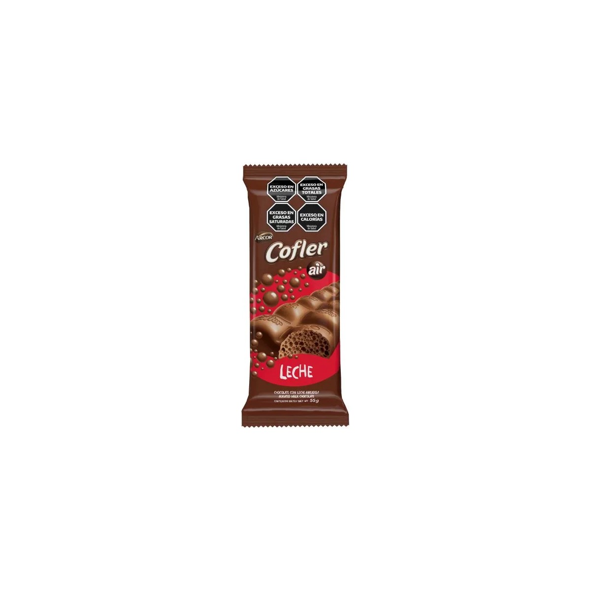 Chocolate Cofler Aireado Leche (55g)