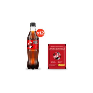Coca Cola Zero 500ml x12 + Figuritas Panini