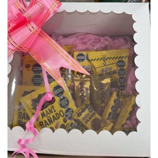 Caja de regalo Delicias Block para Mamá, con barras Cofler Block, Block Gold y maní bañado