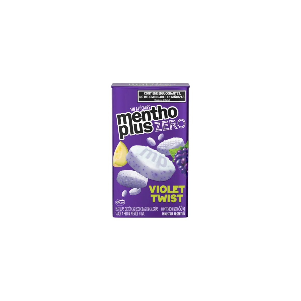 Lata Pastillas Menthoplus Zero Violet Twist (50g)