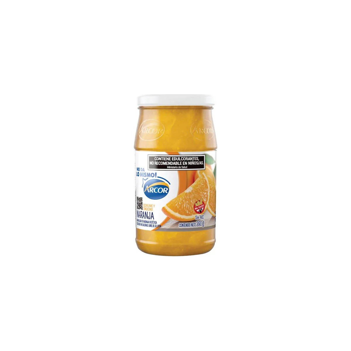 Mermelada Arcor Sin Azúcar de Naranja (390g)