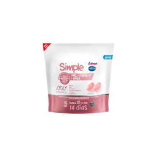 Suplemento Simple Piel, Cabello y Uñas sabor Frutilla (112g)